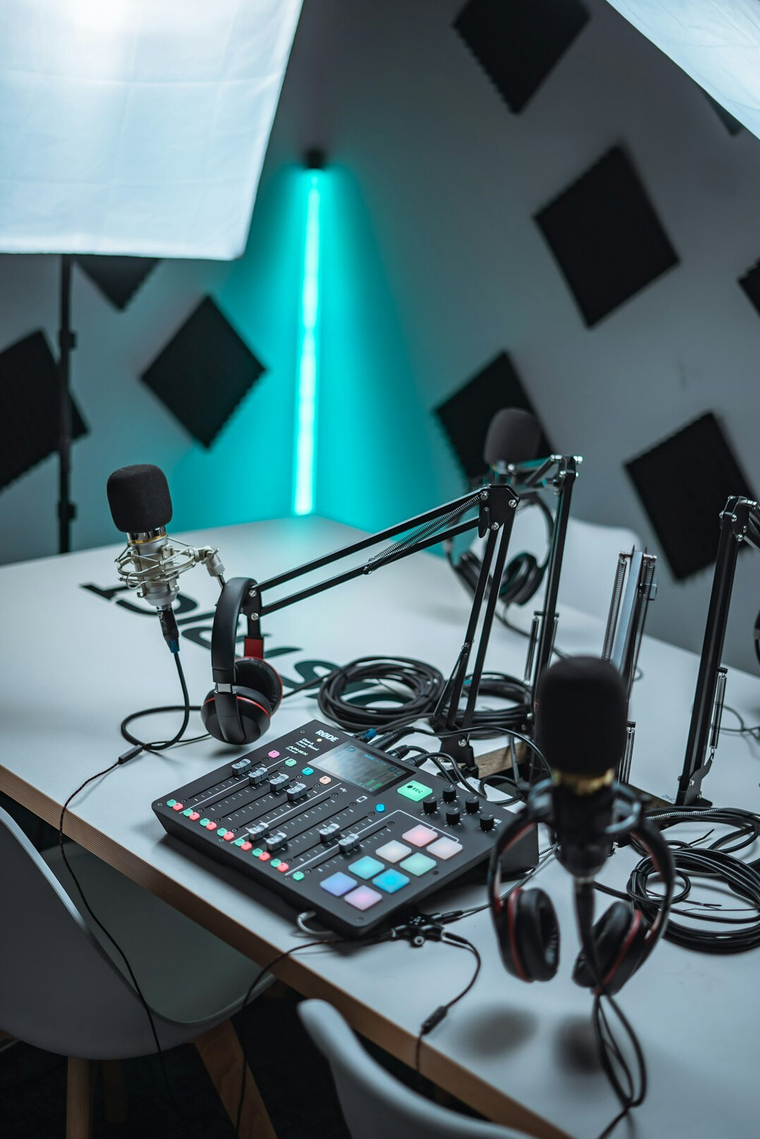 modern german tv studio