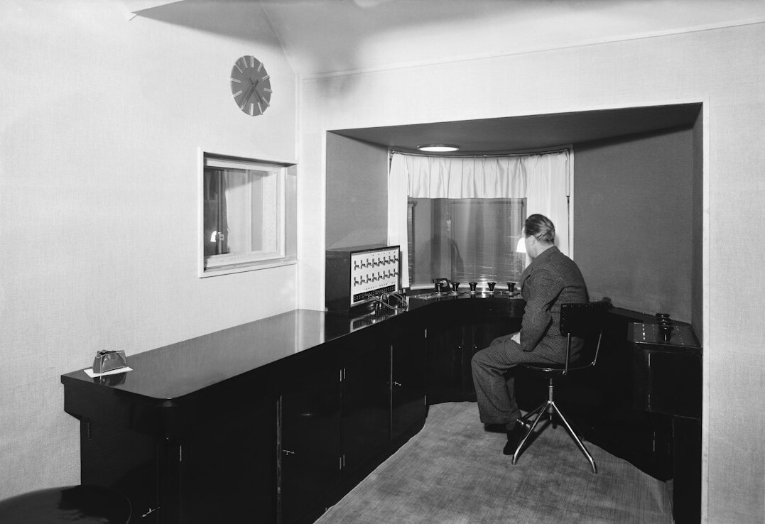 german television studio interior