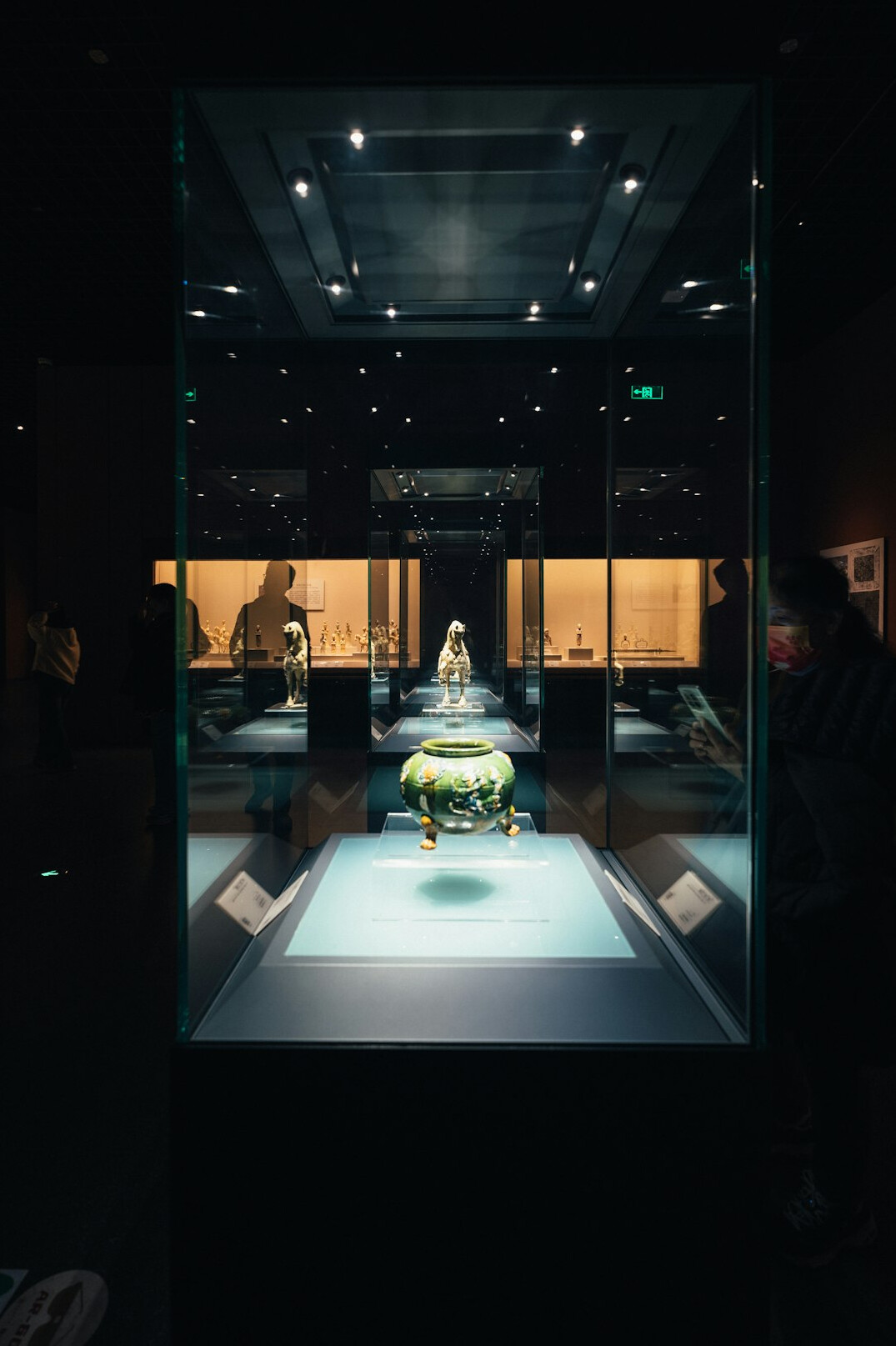 luxury digital museum interior
